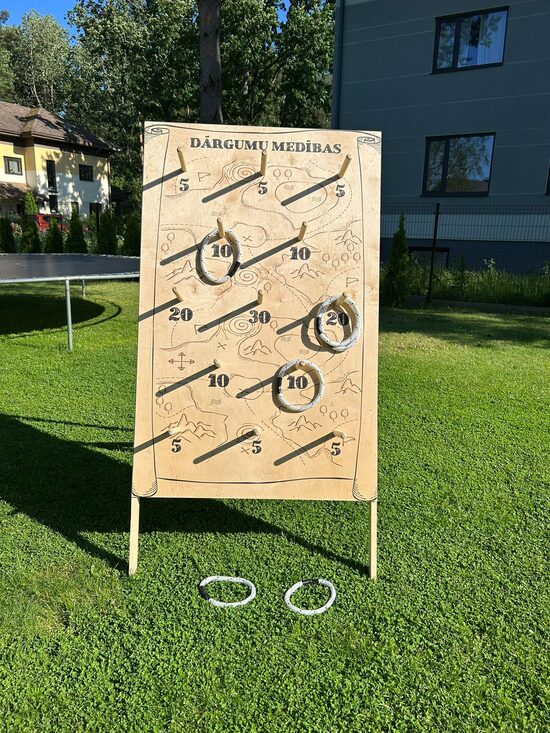 TREASURE HUNT (vertical ring toss)