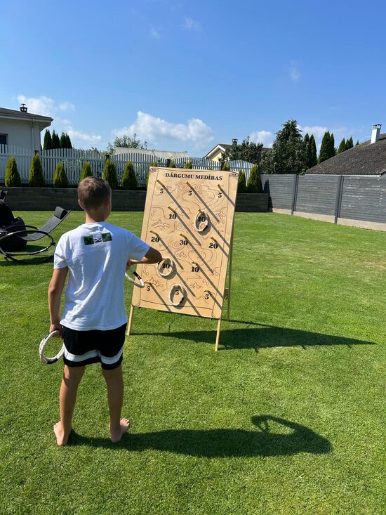 TREASURE HUNT (vertical ring toss)