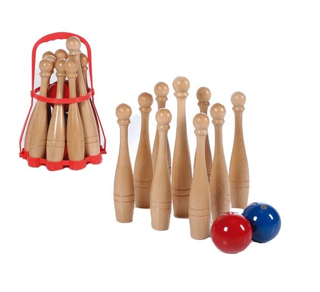 LUCIO LONDERO wooden games Wooden Bowling BigGames.lv