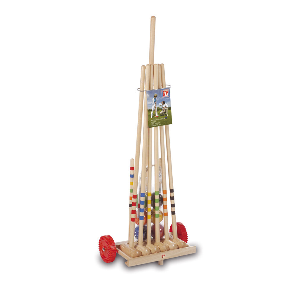LUCIO LONDERO wooden games Croquet BigGames.lv