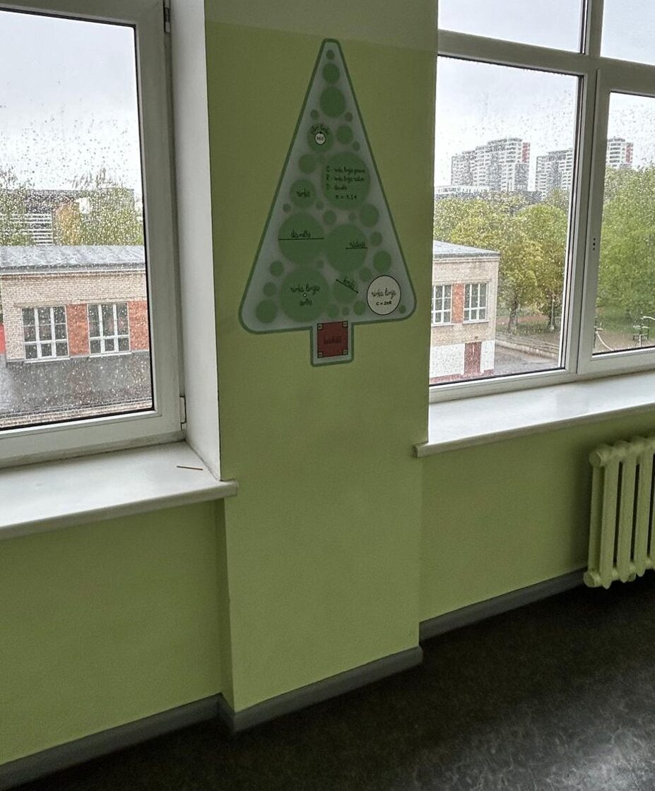 Wall sticker - Mathematical trees