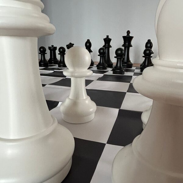 Yard chess. Large Chess. Gigant chess. Garden chess. 