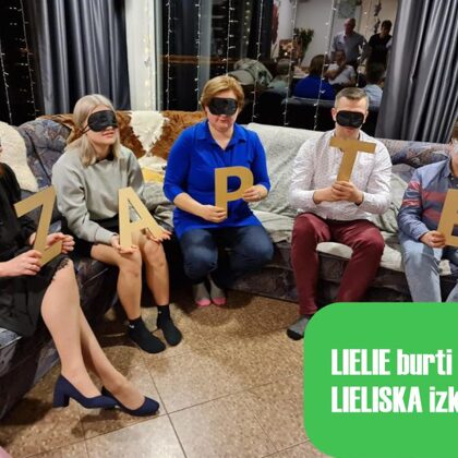 Lielie burti Ballīšu spēle Spēles ballītēs