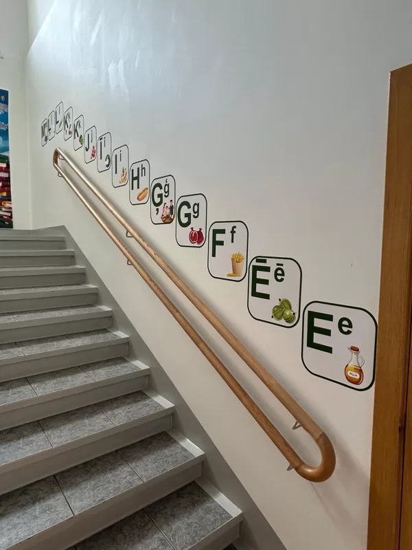 Sienas uzlīme Alfabēts